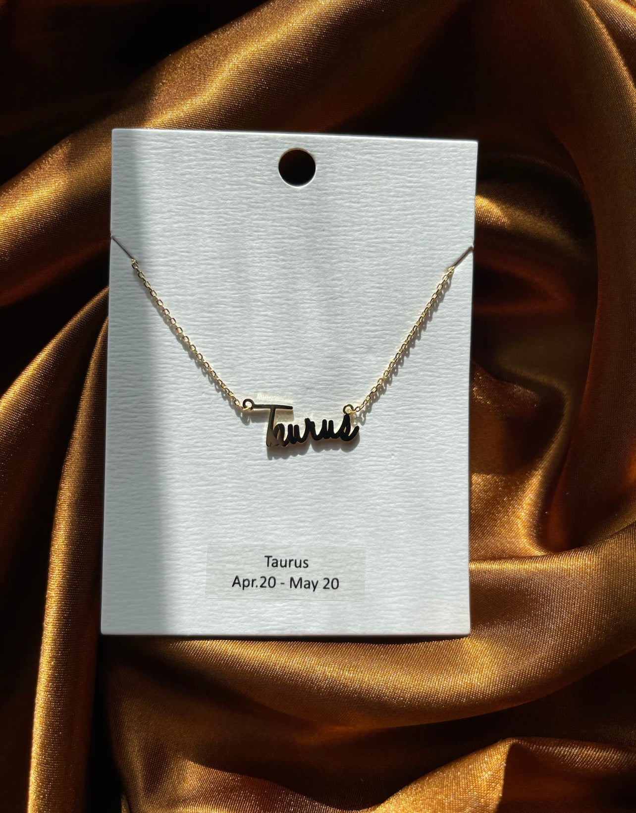 Taurus Zodiac Killa Necklace